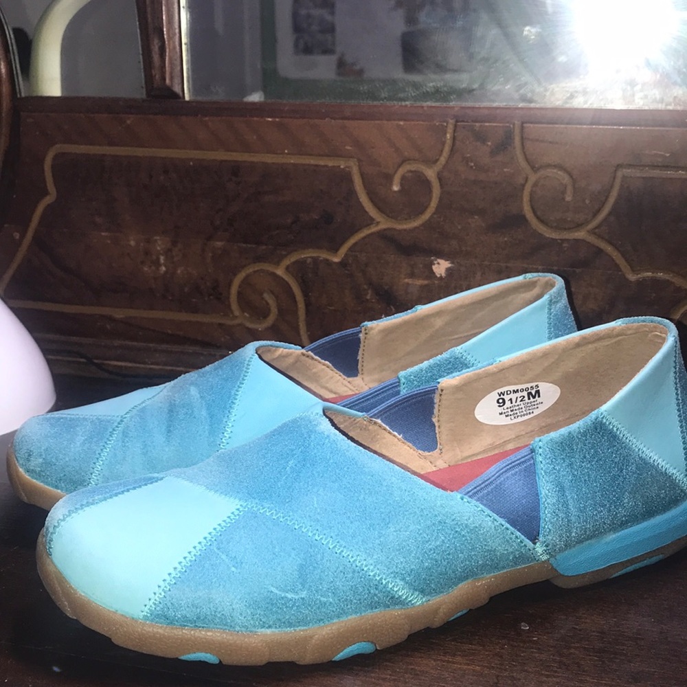 Twisted X Ocean blue rubber sandals